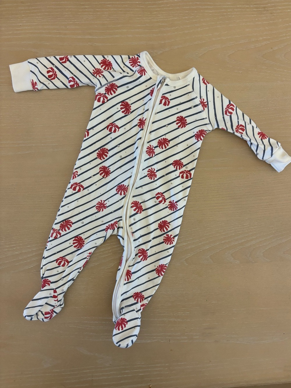 Pehr Peppermint Holiday Pajamas 0-3
